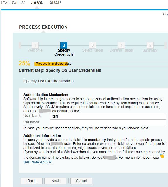 Steps to Deploy SCA File using SUM